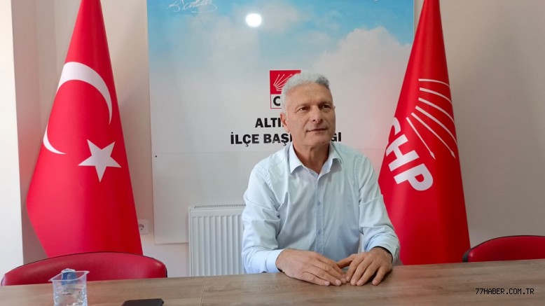 CHP Altınova İlçe Başkanı Ali Kangal’dan Sert Eleştiriler: “Belediyeyi Borçlandırmak Doğru Değil”