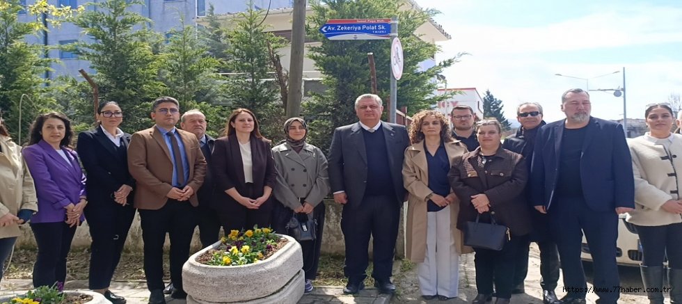 Avukat Zekeriya Polat’ın Hatırası Bu Sokakta Yaşatılacak