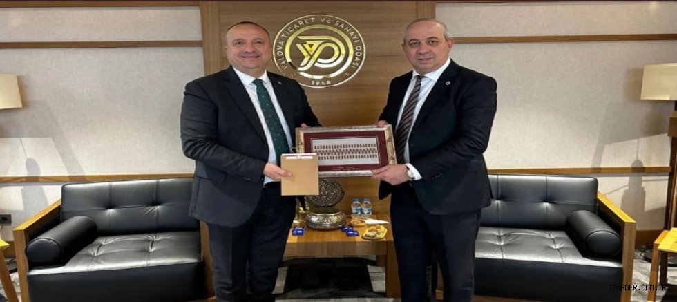 Çınarcık Belediye Başkanı Avni Kurt, YTSO’yu Ziyaret Etti