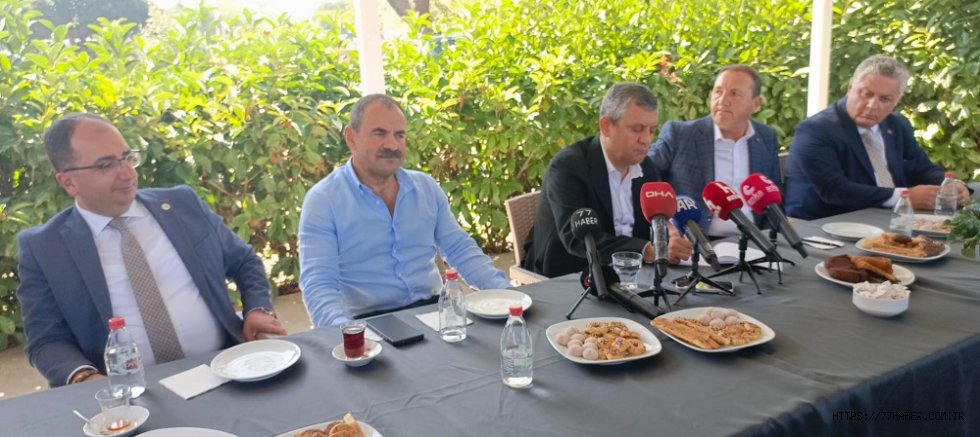 Özgür Özel’den çiçek üreticilerine ziyaret: Süs bitkileri sektörü masada