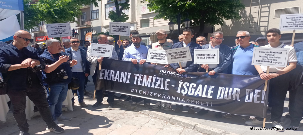 “Yalova’da Cuma Namazı Çıkışında ‘Temiz Ekran’ Bildirisi”
