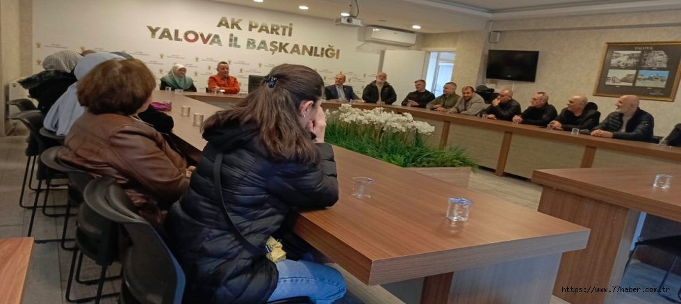 Yalova'da Duygusal Sürpriz: Şehit Aileleri ve Gaziler, AK Parti Kadın Kolları Başkanı Av. Şimşek'in Doğum Gününü Kutladı