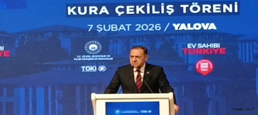 YALOVA'DA TOKİ HAK SAHİPLERİ BELİRLENDİ: 1.805 KONUT İÇİN KURA HEYECANI