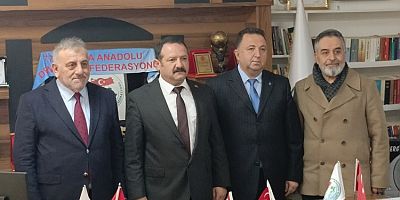 DEVA Partisi Üst Düzey Heyetinden Yalova Anadolu Dernekler Federasyonu'na Ziyaret