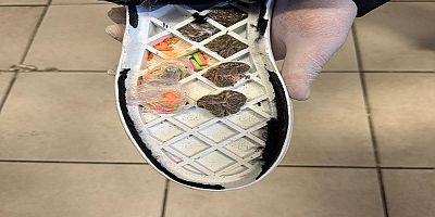 Şanlıurfa’da Narkotik Operasyonu: Ayakkabı Tabanına Gizlenmiş Uyuşturucu Ele Geçirildi