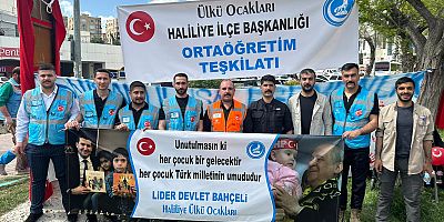 Ülkü Ocakları Haliliye İlçe Ortaöğretim Teşkilatı’ndan 23 Nisan’da Hem Hüzün Hem Neşe