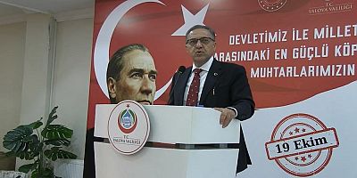Yalova Valisi Dr. Ahmet Hamdi Usta, 19 Ekim Muhtarlar Günü’nde Muhtarlarla Buluştu